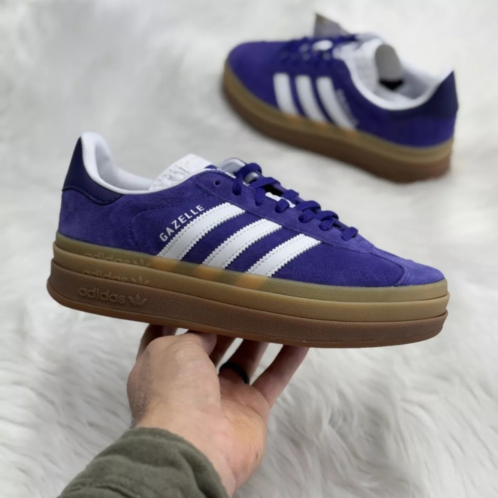 adidas Gazelle Bold 'Energy Ink Gum' Purple